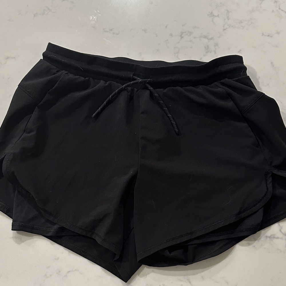 Women's Black Athletic Shorts